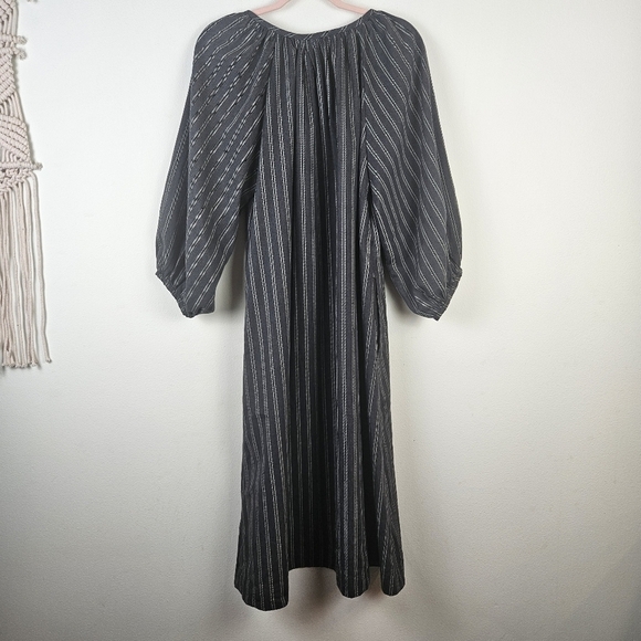 Reifhaus Striped Midi Dress Size Small Lagenlook Made in USA - Picture 7 of 10